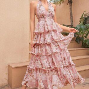 Floral Tiered Dress